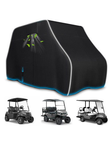 Cubierta para Carro de Golf Zenicham 2/4 Pasajeros Impermeable
