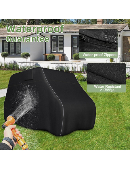Cubierta para Carro de Golf Zenicham 2/4 Pasajeros Impermeable