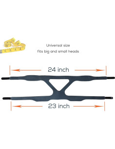 Arnés de máscara CPAP SQT 58485 cómodo y suave 2