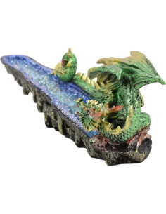 Quemador de Incienso Dragón Verde Ebros Gift 26 cm Decorativo 2