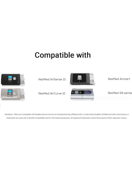 36 Filtros CPAP Aveen para ResMed AirSense y S9