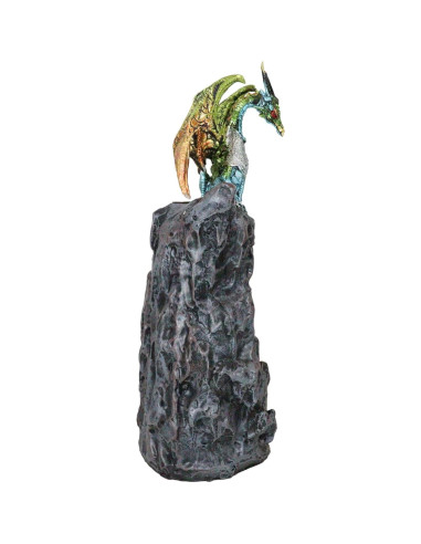 Estatua Dragón Acorazado Ebros Gift con Luz LED 28.58 cm