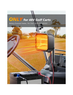 Calentador Eléctrico para Carrito de Golf JNOD 48V 400W 2