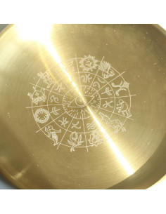 Plato Decorativo Dorado Amitofo 14 cm - Ritual Sabiduría Ocular 2