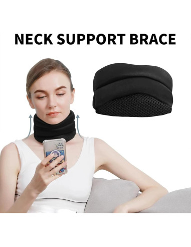 Soporte para Cuello Anti-Ronquidos Oprtuisi, Ajustable y Ergonómico