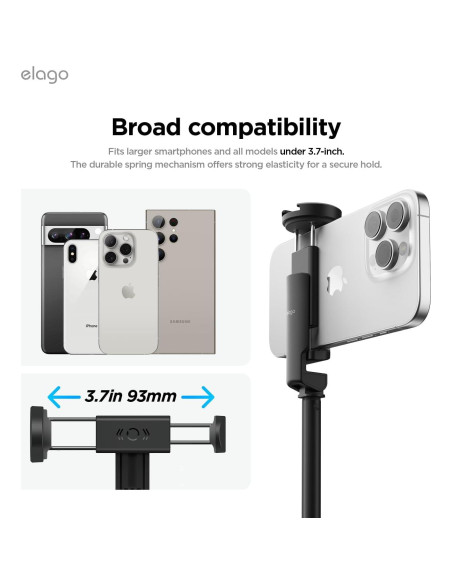 Trípode Selfie Stick Pro elago 149.86 cm Control Remoto Bluetooth