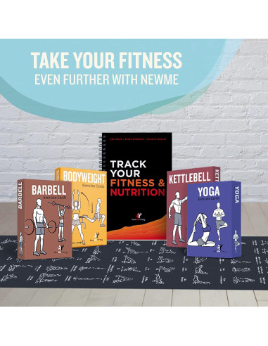 Alfombrilla de Yoga NewMe Fitness 68" x 24" Antideslizante