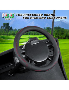Funda de Volante para Carrito de Golf 10L0L 33 cm Antideslizante 2