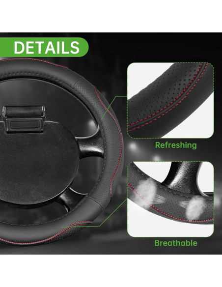 Funda de Volante para Carrito de Golf 10L0L 33 cm Antideslizante