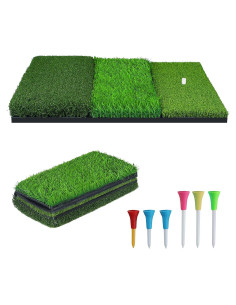 Alfombra de Golf Plegable NEWCARE 3-en-1 para Interior y Exterior