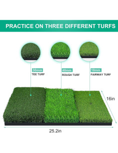 Alfombra de Golf Plegable NEWCARE 3-en-1 para Interior y Exterior 2