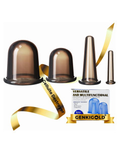 Juego de Ventosas de Silicona Orgánica Genkigold - 4 Piezas