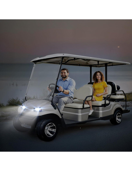 Kit de Luces LED VEVOR para Carro de Golf Club Car DS 1993+