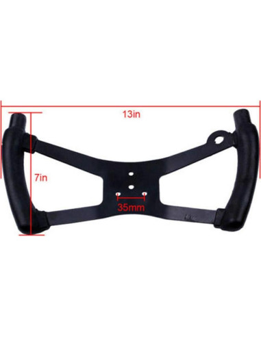 Volante de Go Kart QKDS de Hierro Ergonómico 35mm