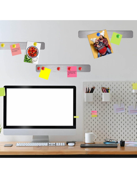 Conjunto de 6 Tableros Magnéticos Outus 38.1x5.1cm Plata