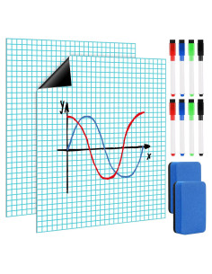Ctosree Papel Gráfico Magnético Jumbo 70.96x56.05cm 2 Piezas