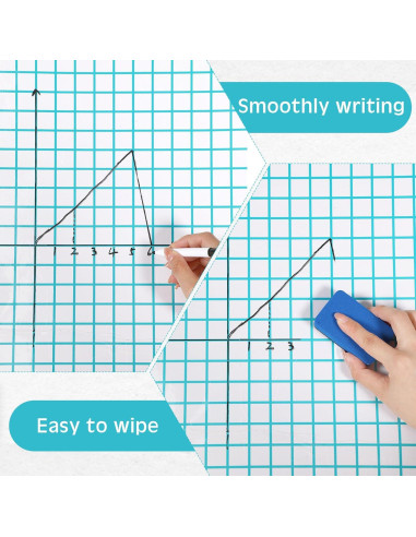 Ctosree Papel Gráfico Magnético Jumbo 70.96x56.05cm 2 Piezas