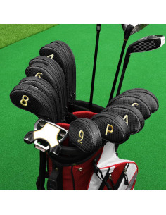 Funda de Cabeza para Palos de Golf CRAFTSMAN GOLF 11pcs Negra 2