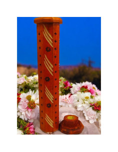 Quemador de Incienso Torre Octagonal Giftbrit 30.48 cm Naranja 2