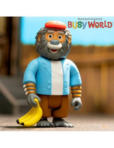 Figura de Acción Super7 Richard Scarry Bananas Gorilla 9.5 cm