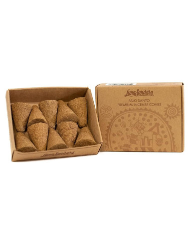 Conos de Incienso Palo Santo Luna Sundara - 10 Unidades