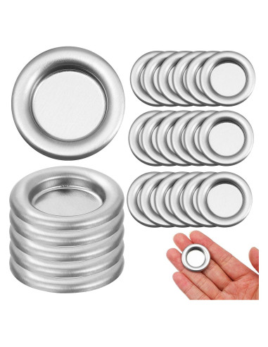 Bandejas de Incienso POPETPOP 50 Pcs - Platos Decorativos de Metal