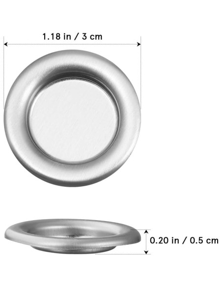 Bandejas de Incienso POPETPOP 50 Pcs - Platos Decorativos de Metal