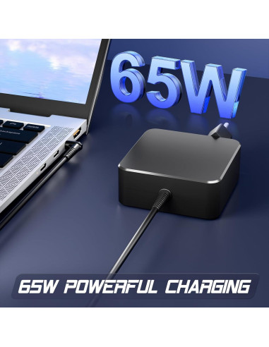 Cargador USB C 65W Lenovo ThinkPad Yoga Chromebook HP Dell