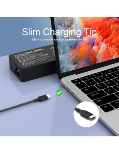 Cargador USB-C 65W BULL-TECH para Laptop Dell HP Lenovo 2