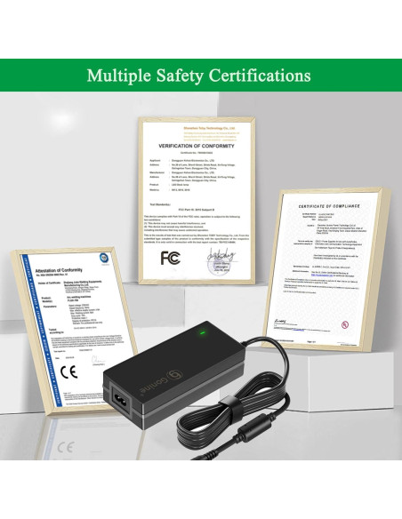 Adaptador de corriente 12V 5A fit-power para monitores AOC y Dell