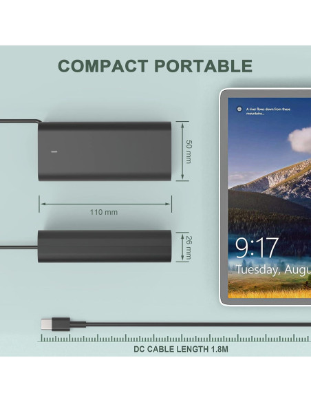 Cargador USB-C 65W BULL-TECH para Laptop Dell Latitude/XPS