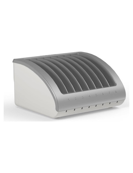 Estación de Carga Universal POCHAR para 8 Dispositivos - Ideal para Aulas y Oficinas