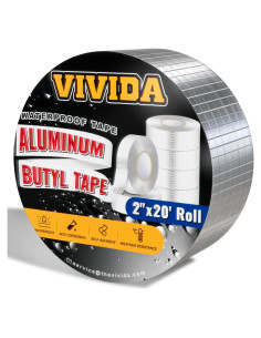 Cinta Butílica de Aluminio VIVIDA 5 cm x 6 m - Impermeable