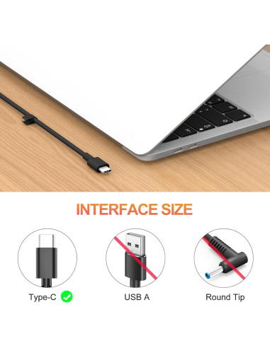 Cargador USB-C 65W Dell XPS 13 9250 9350 Latitude Inspiron