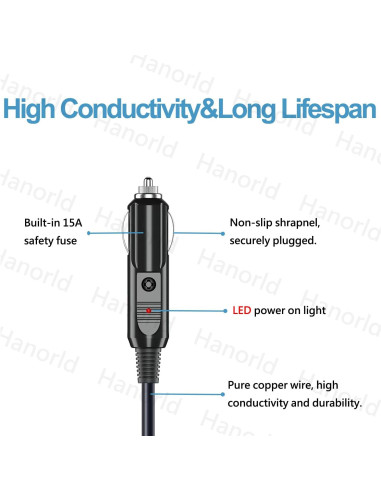 Adaptador de Cargador de Coche Hanorld para BMAX MaxBook 15.6"