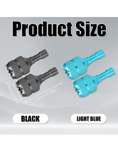 4 Palancas de Controlador de Drone DJI Mini 3 Pro - Azul Claro y Azul