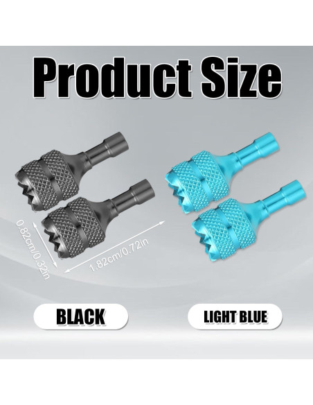 4 Palancas de Controlador de Drone DJI Mini 3 Pro - Azul Claro y Azul