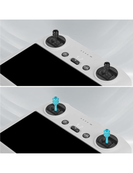 4 Palancas de Controlador de Drone DJI Mini 3 Pro - Azul Claro y Azul