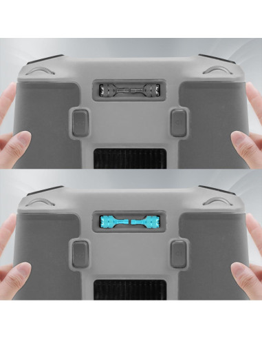 4 Palancas de Controlador de Drone DJI Mini 3 Pro - Azul Claro y Azul