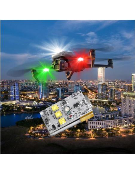 Luz Estroboscópica para Drone Amanely BSD01 - Control Remoto