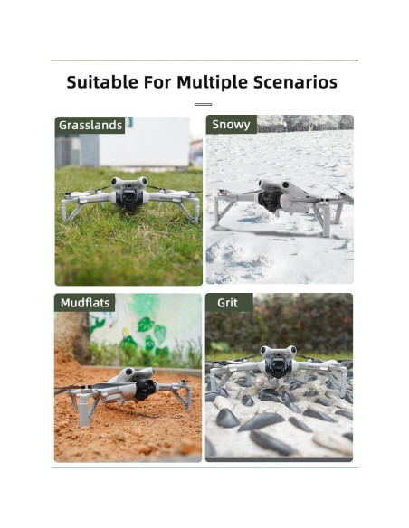 Extensiones de patas de aterrizaje BTG para dron DJI Mini 4 Pro