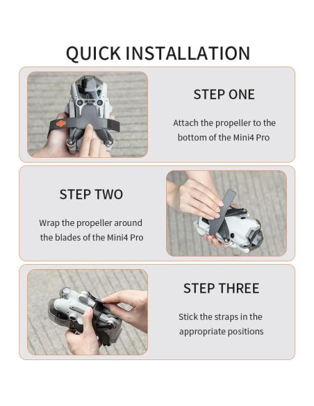 Correa de soporte para hélices BTG PU DJI Mini 4 Pro/3 Pro/3