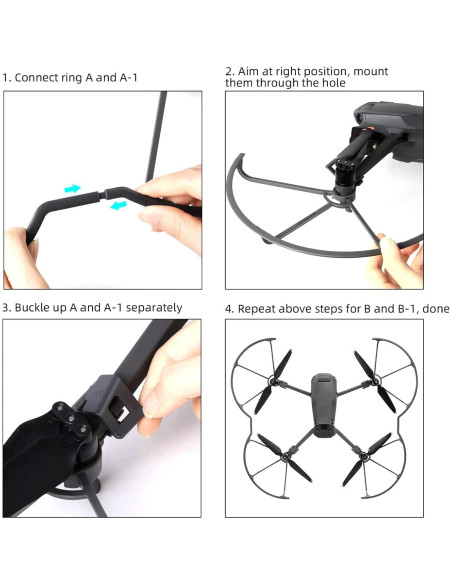 Protector de Hélices Craznick para DJI Mavic 3 Pro y Cine