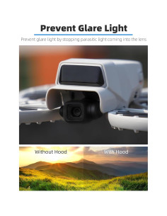 Capucha de lente DJI Flip - Protector antirreflejo para gimbal 2