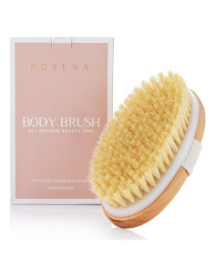 Cepillo Corporal Rosena Ovalado Exfoliante de Jabalí