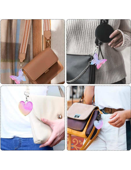 Moldes de Silicona FdcLixuvol para Joyería DIY - 2 Piezas Mariposa y Corazón