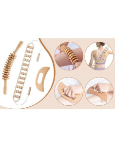 Kit 3 Herramientas de Masaje Dukucr para Drenaje Linfático 2