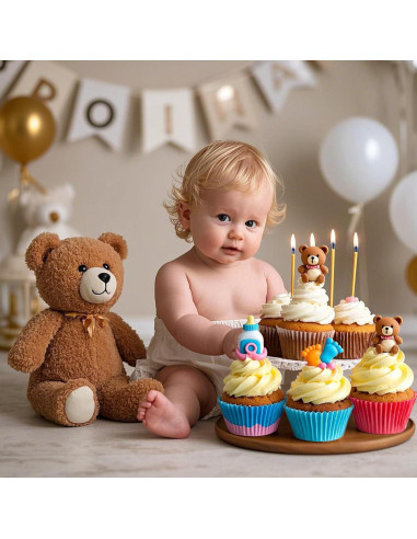 Moldes de Silicona para Chocolate Baby Shower Solldgt - 2 Piezas