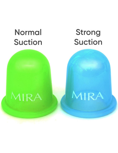 Tazas de Masaje Mira - Set de 2 Silicona Anticelulitis