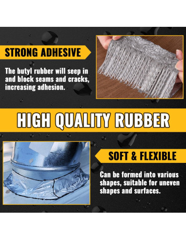 Cinta Butílica de Aluminio VIVIDA 5 cm x 6 m - Impermeable